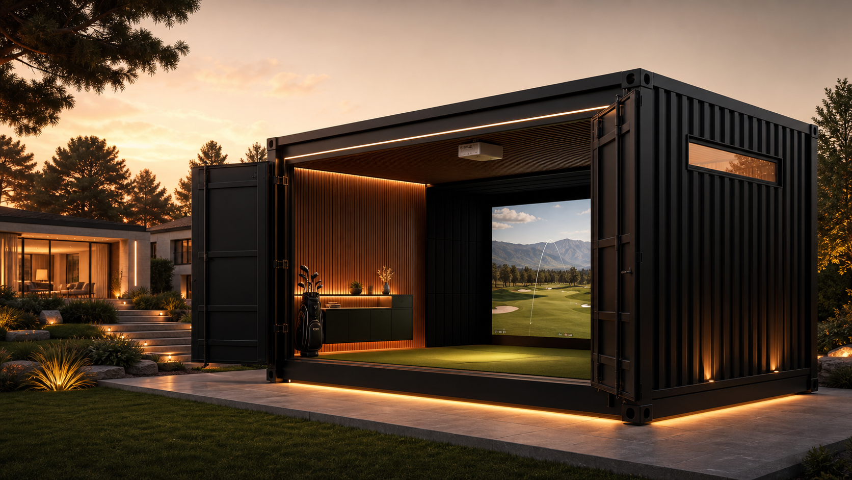 Aurora Horizon forest edge exterior concept